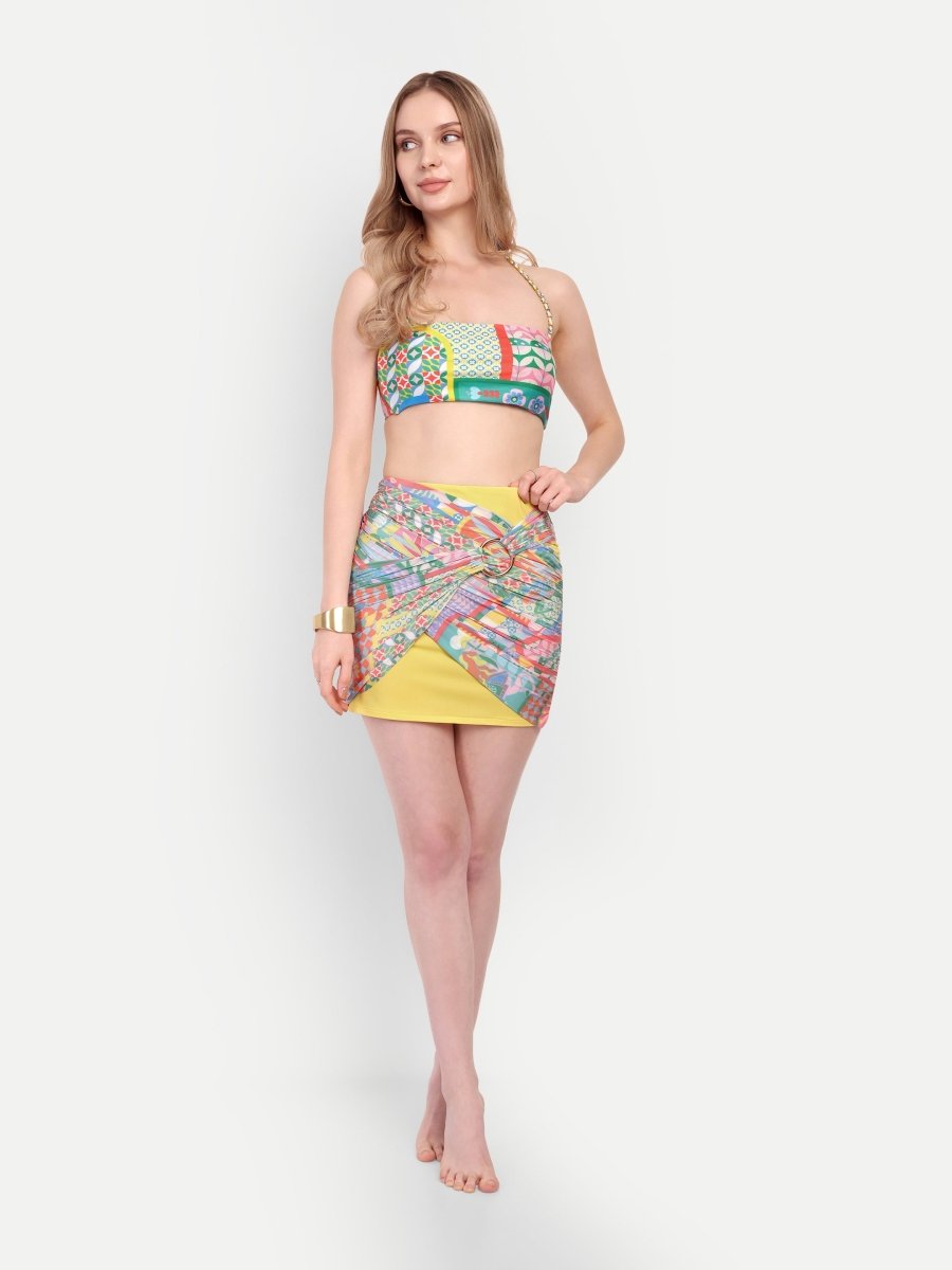 DRAPED SKIRT - Tizzi Swimwear