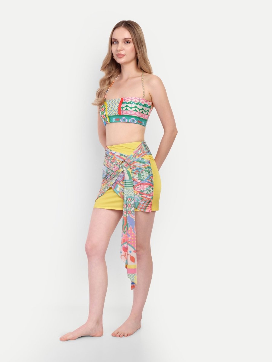 DRAPED SKIRT - Tizzi Swimwear
