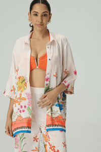 Frond Co - ord With Crescent Bikini 2.0 - Tizzi Swimwear