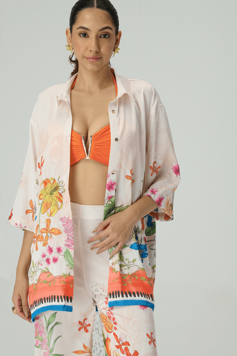 Frond Co - ord With Crescent Bikini 2.0 - Tizzi Swimwear