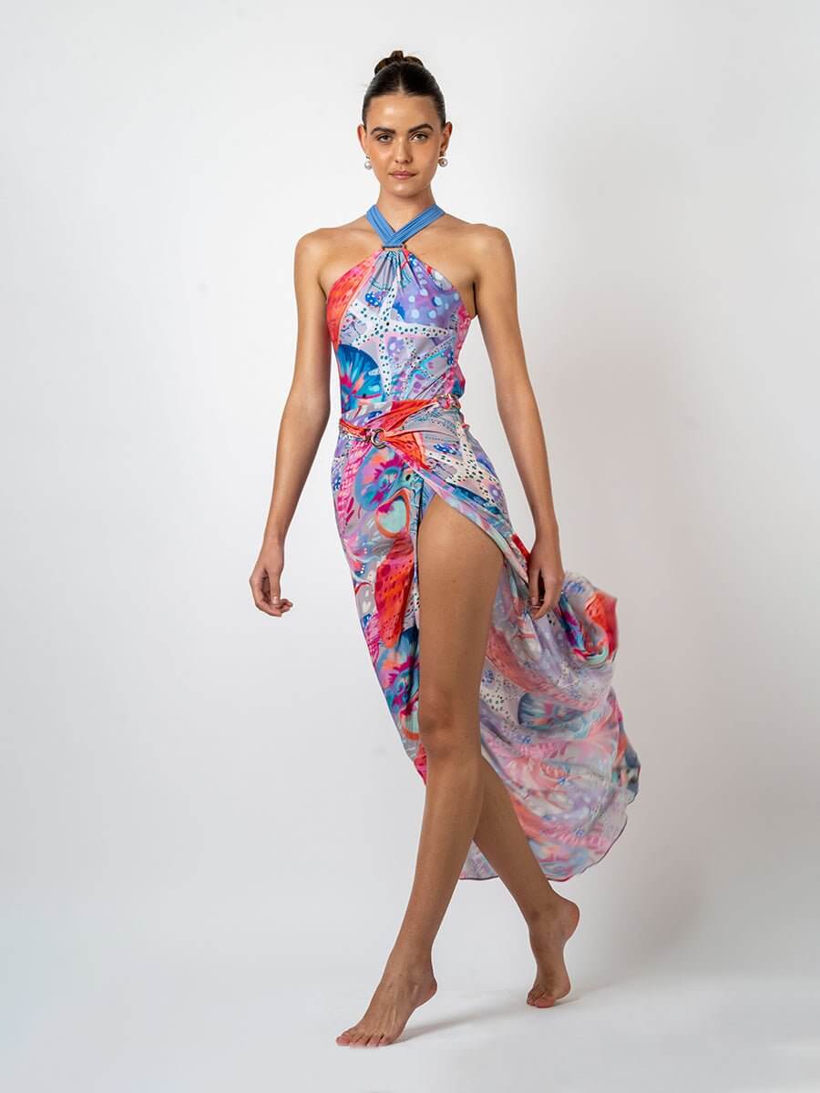 Furbelow Sarong - Tizzi Swimwear