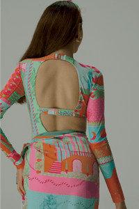 Halo Surfsuit and BB Sarong - Tizzi Swimwear
