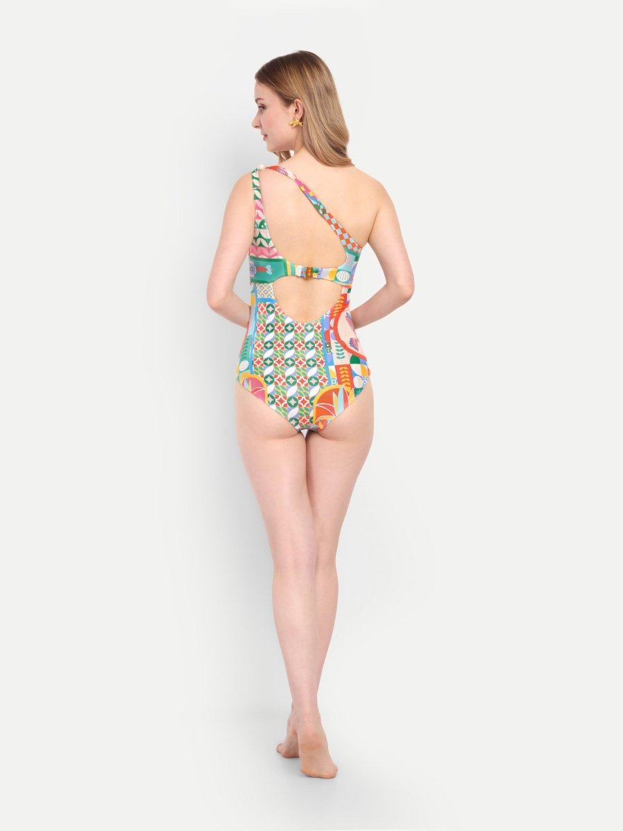 MOIRE SWIMSUIT - Tizzi Swimwear