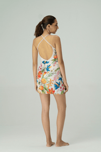 Offen Swimsuit With Sinched Skirt - Tizzi Swimwear