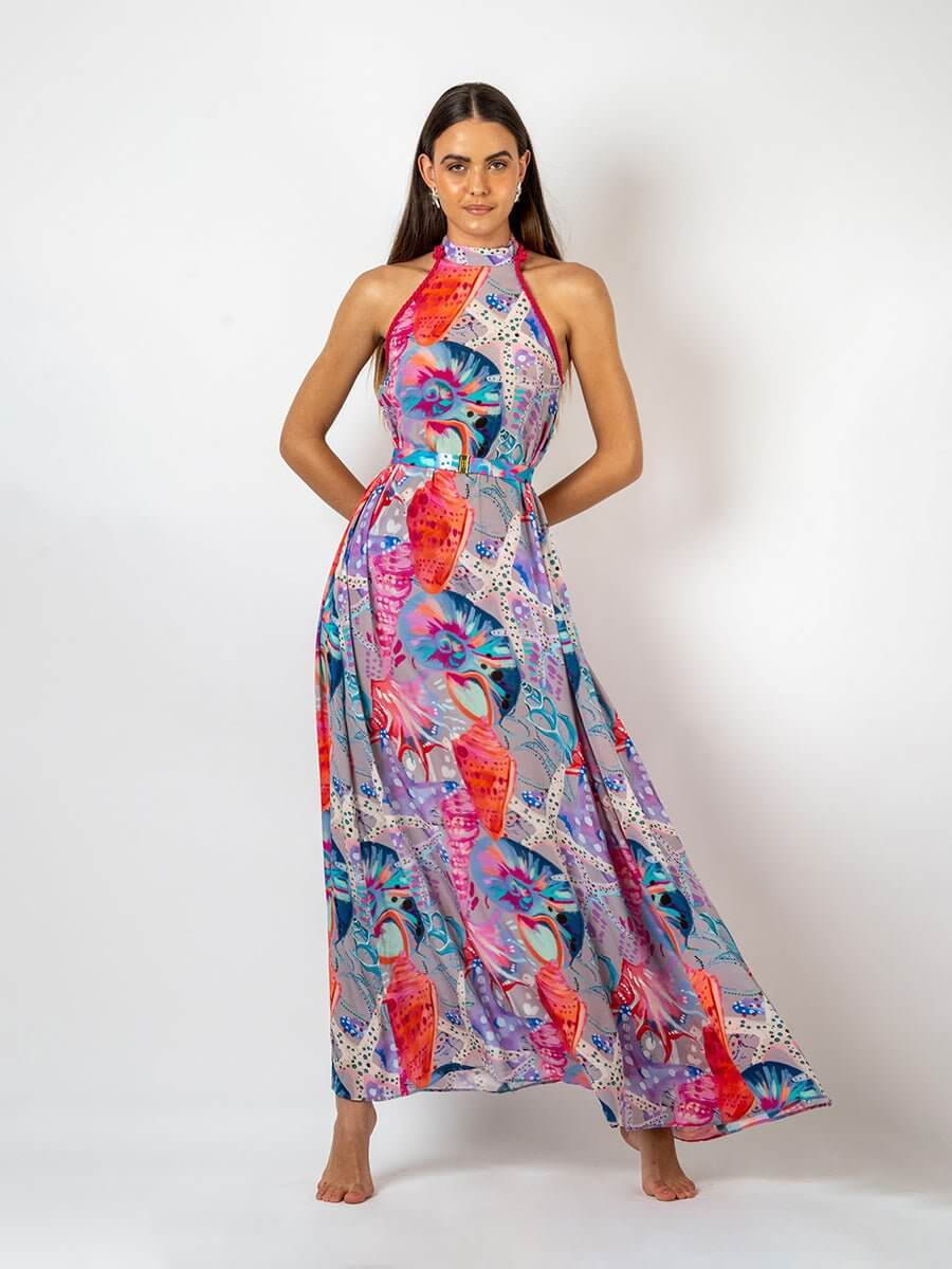 Peftoun beach gown - Tizzi Swimwear