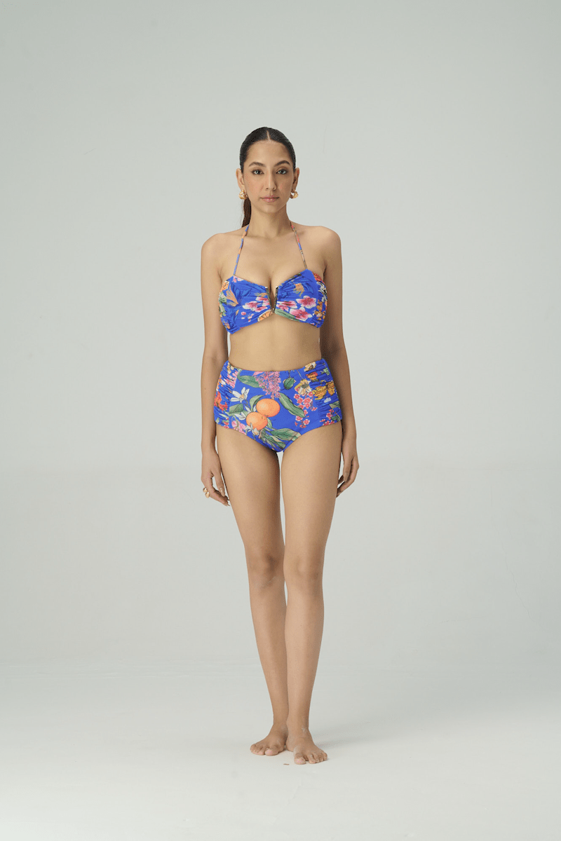 Printed Crescent Bikini - Tizzi Swimwear