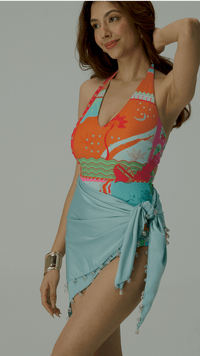 Reve Swimsuit and Lumen Sarong - Tizzi Swimwear