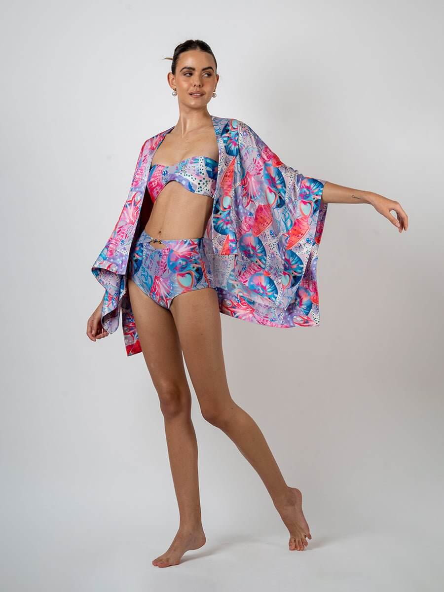 Tragano Short Kaftan - Tizzi Swimwear