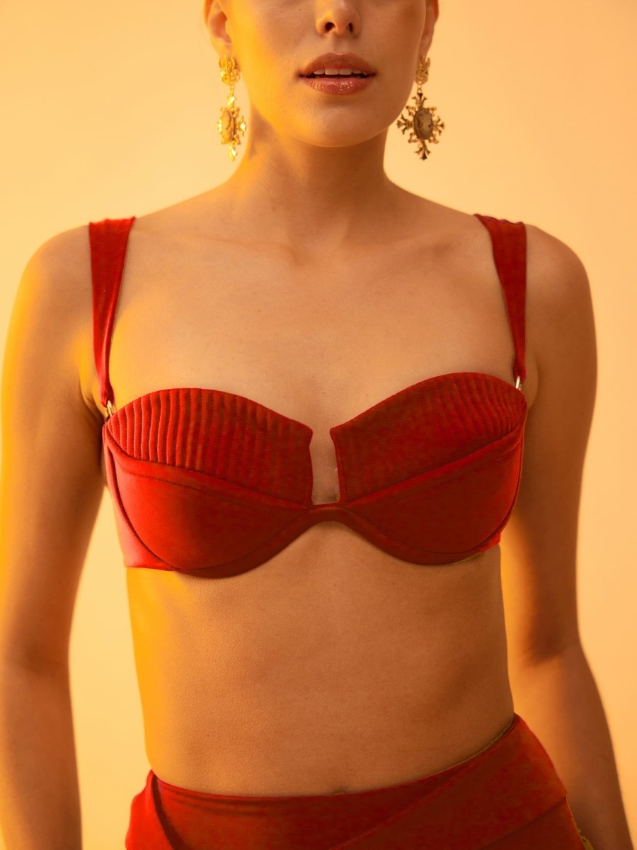 Armis Bikini Set - Brick Red - Tizzi Swimwear