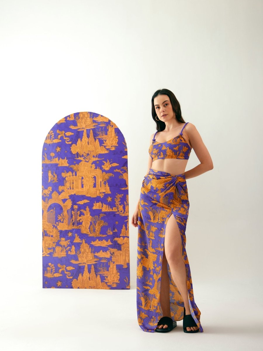 Columbus Bikini Set with Synoro Skirt - Tizzi Swimwear