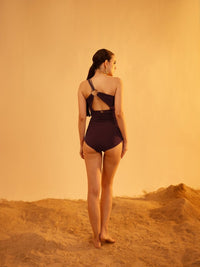 Loxos Swimsuit - Plum - Tizzi Swimwear