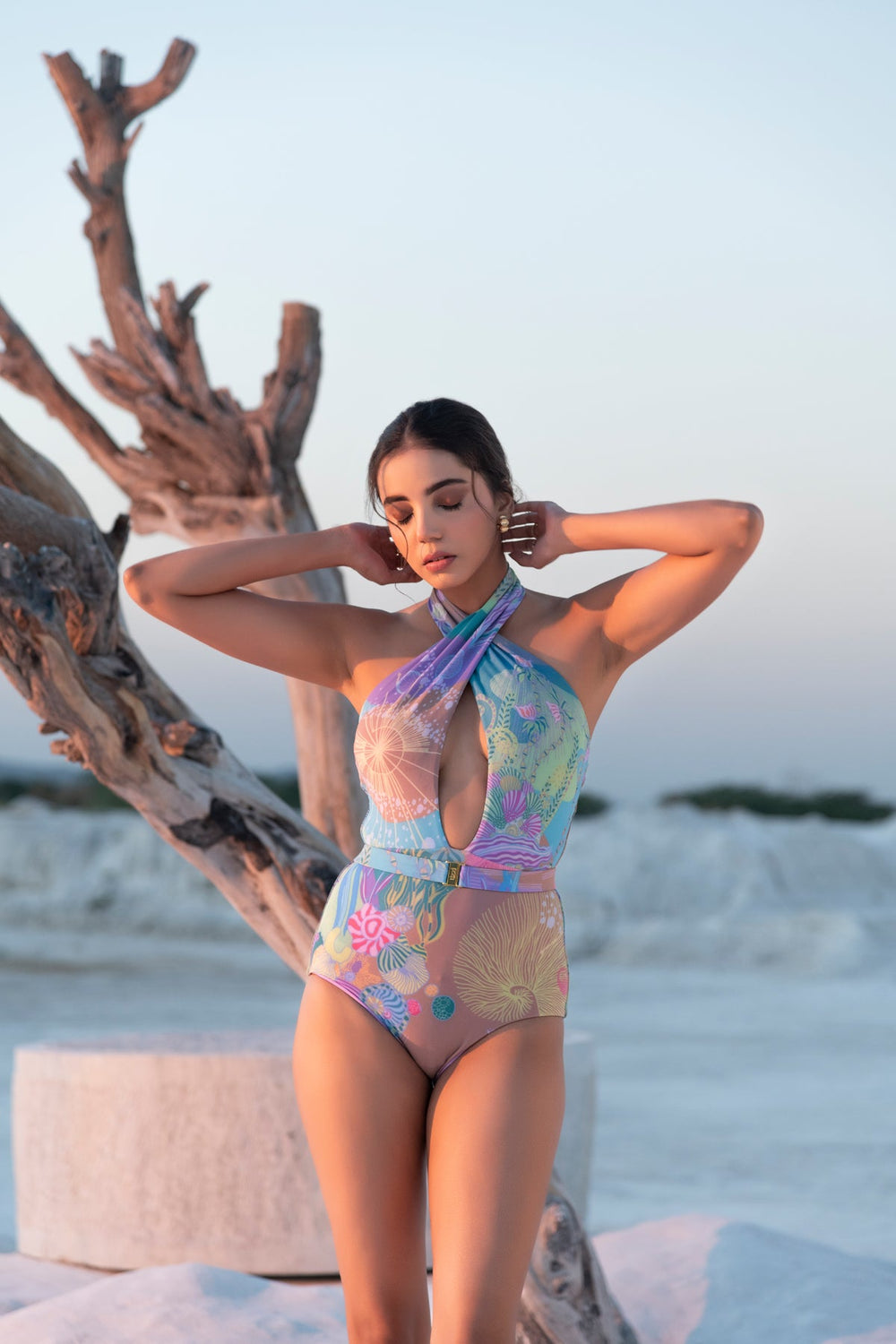 Ophelia Swimsuit -CORAL REEF