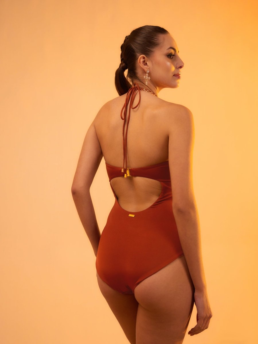 Sol Swimsuit - Bronze - Tizzi Swimwear